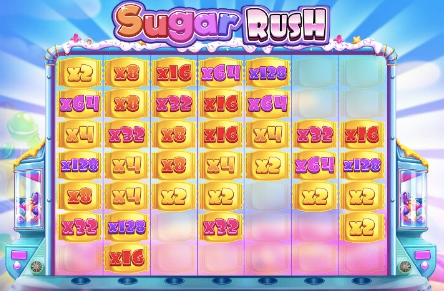 sugar rush background
